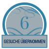 6 Gesuche übernommen